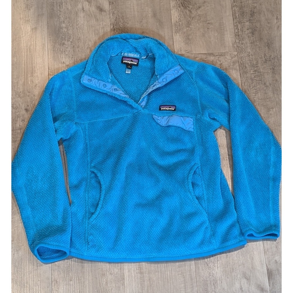 Patagonia Women's Re-Tool Snap-T Fleece Pullover Ultramarine Blue Size Small - Picture 3 of 7